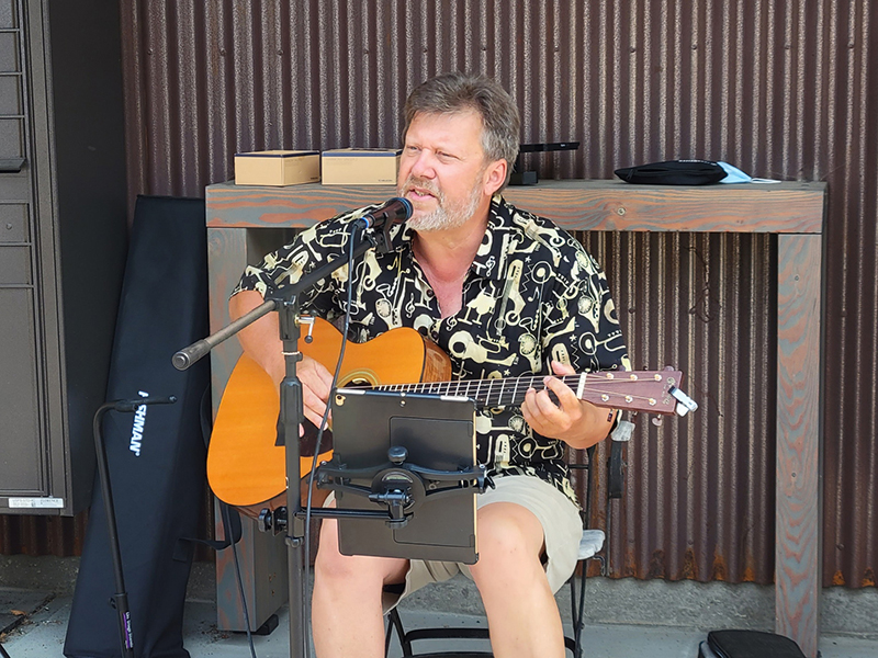 Musician at Studio Tour